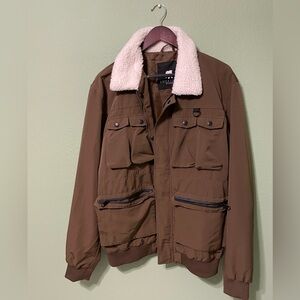 Large American Stitch Jacket in Brown